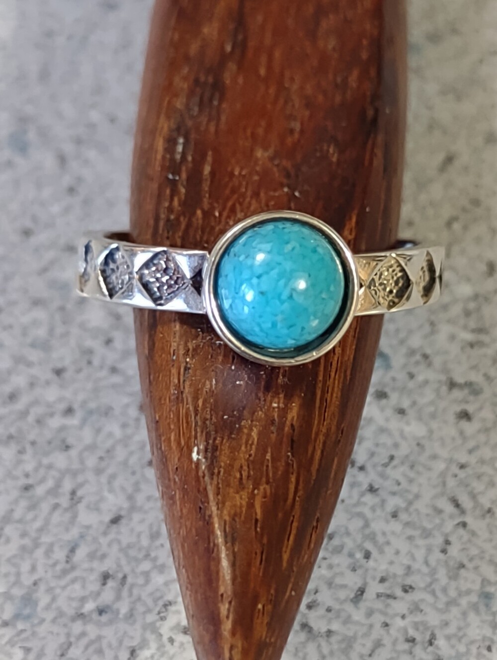 Turquoise Sterling Ring(7.25)